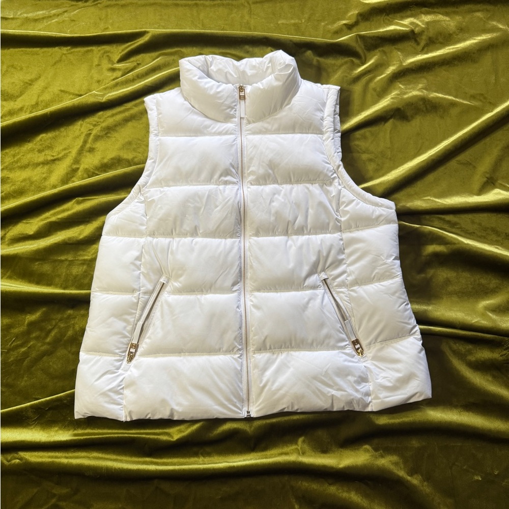 Tommy Hilfiger White THFlex Puffer Vest